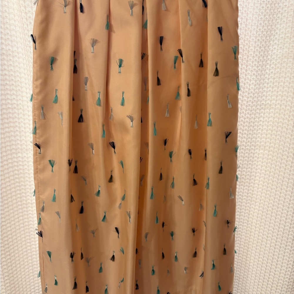 Elegant light pink Embroidered Skirt